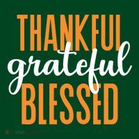 Thankful Grateful And Blessed Thanksgiving Holiday Mousepad thumb 1