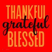 Thankful Grateful And Blessed Thanksgiving Holiday Santa Hat thumb 1