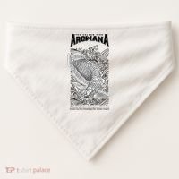 The Golden Arowana FIsh USA-Made Doggie Bandana thumb 0