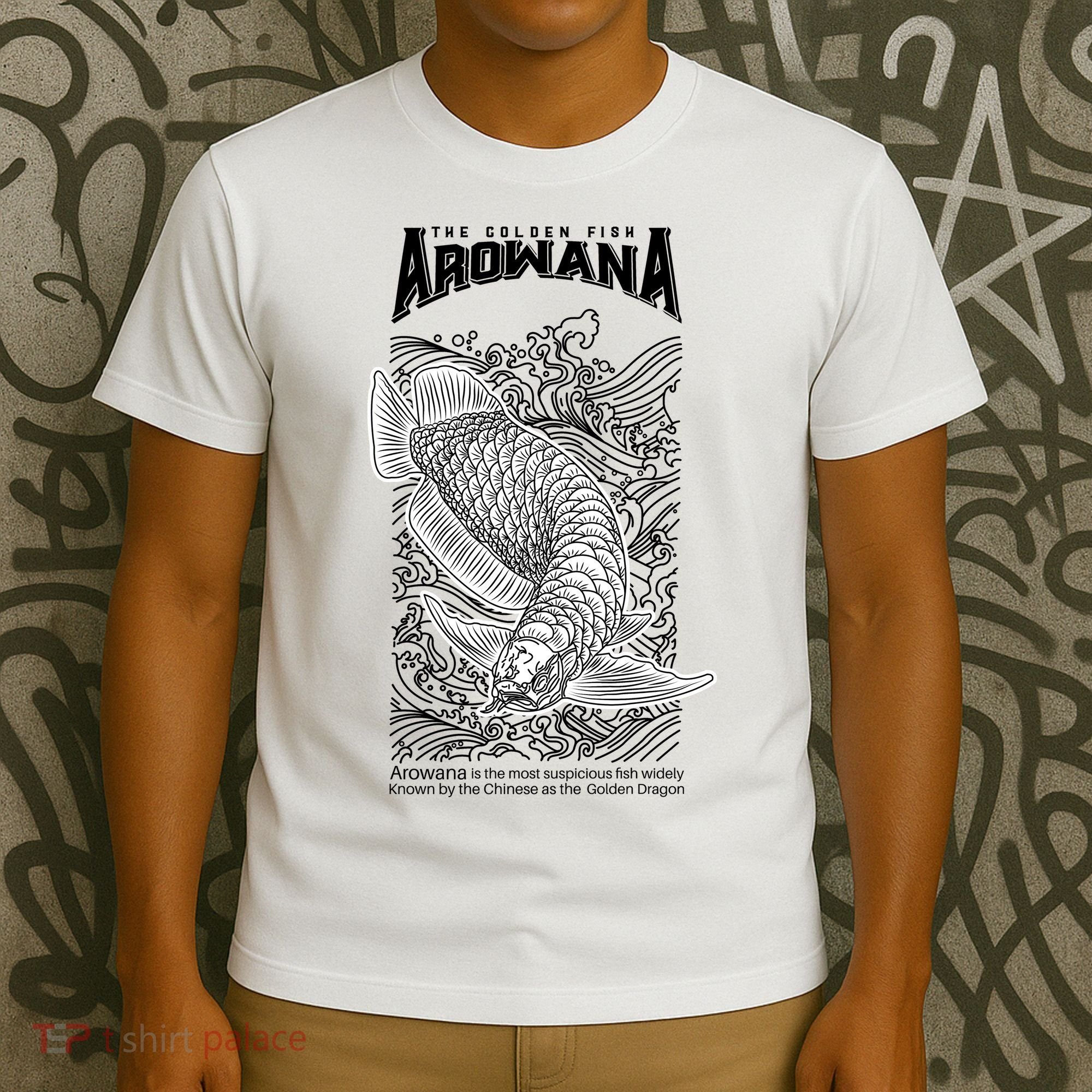 The Golden Arowana FIsh T-Shirt