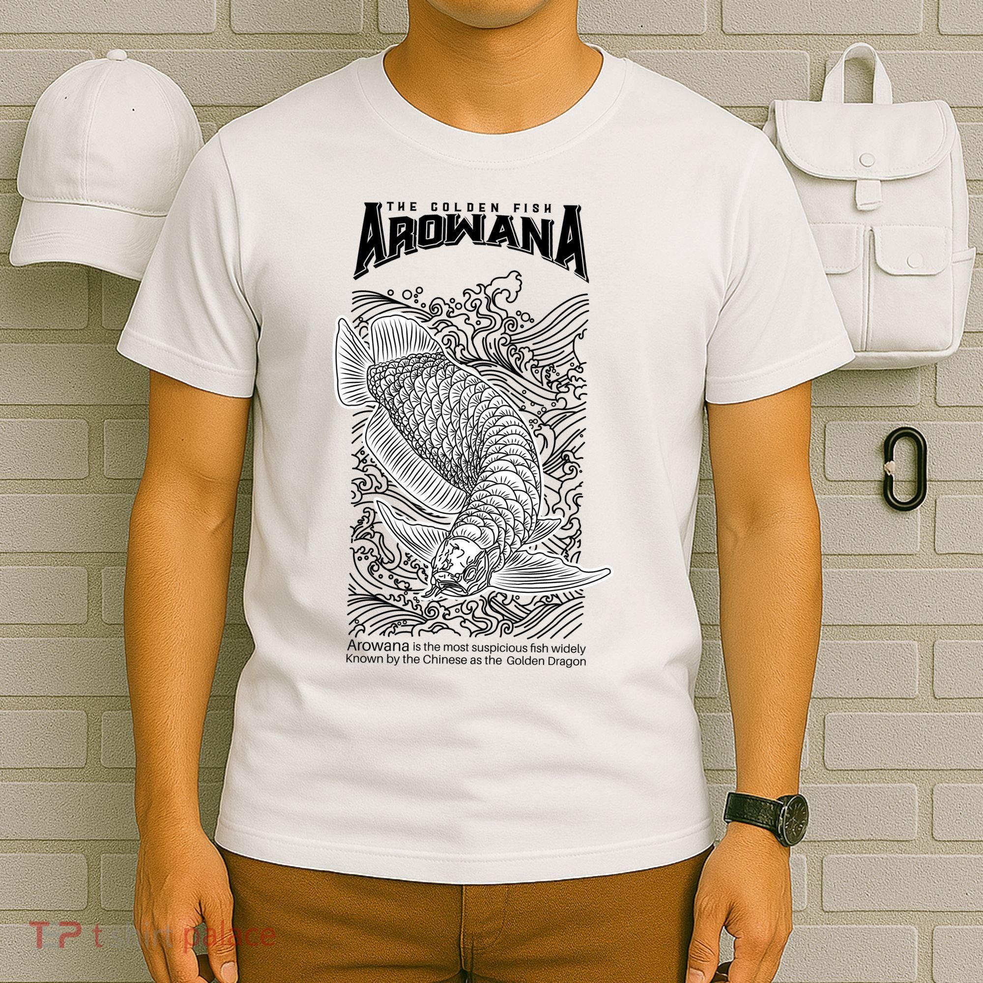 The Golden Arowana FIsh T-Shirt