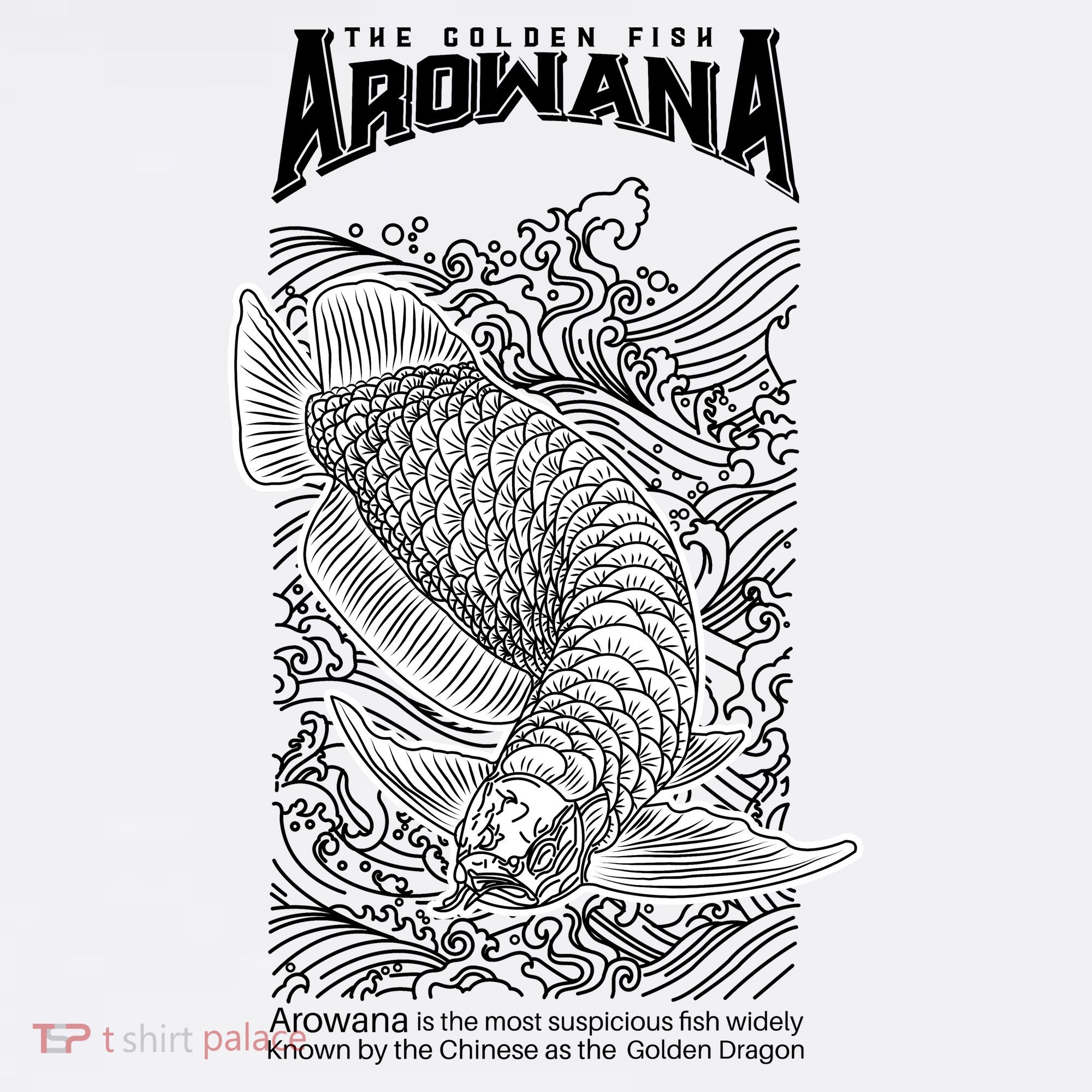 The Golden Arowana FIsh Women's Hoodie