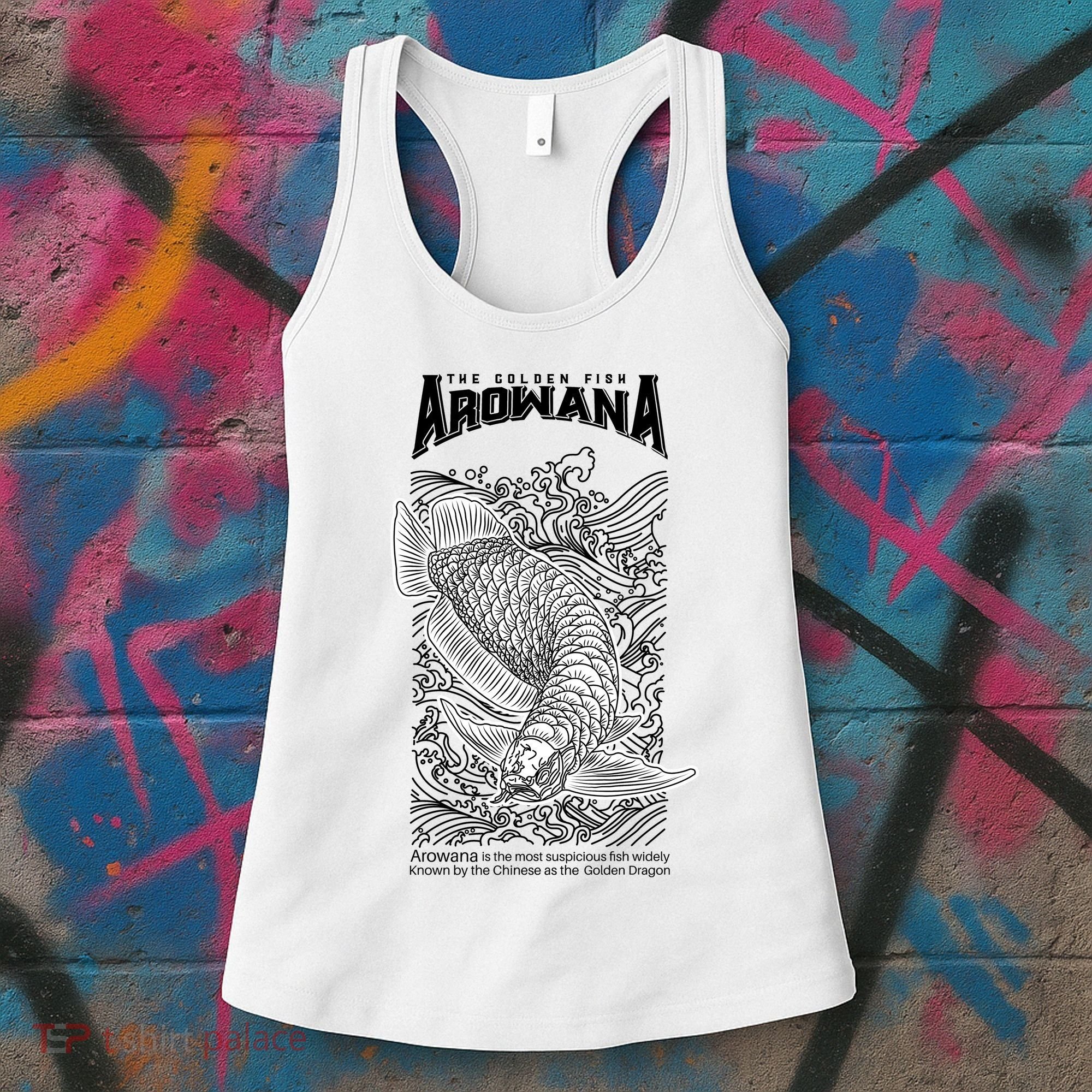 The Golden Arowana FIsh Women's Tank Top