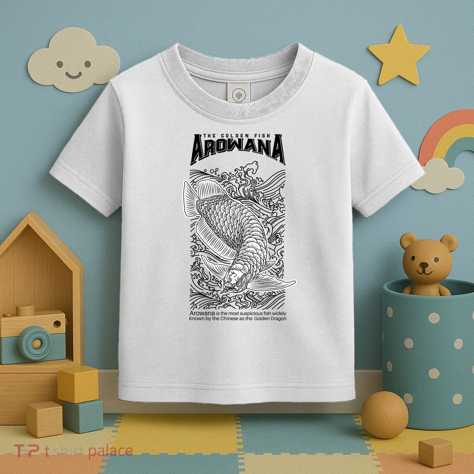 The Golden Arowana FIsh Toddler T-Shirt