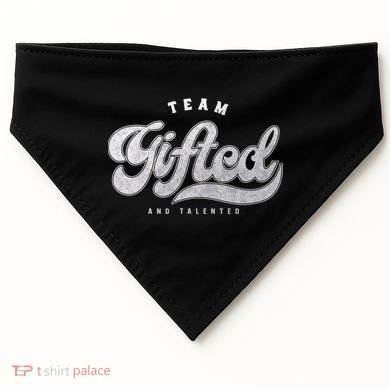 Team Gifted And Talented Exceptional Student Teacher Smart USA-Made Doggie Bandana