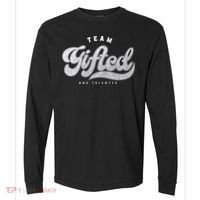 Team Gifted And Talented Exceptional Student Teacher Smart Comfort Colors Heavyweight Long Sleeve T-Shirt thumb 0