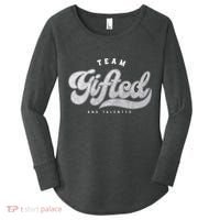 Team Gifted And Talented Exceptional Student Teacher Smart Women's Perfect Tri Tunic Long Sleeve Shirt thumb 0