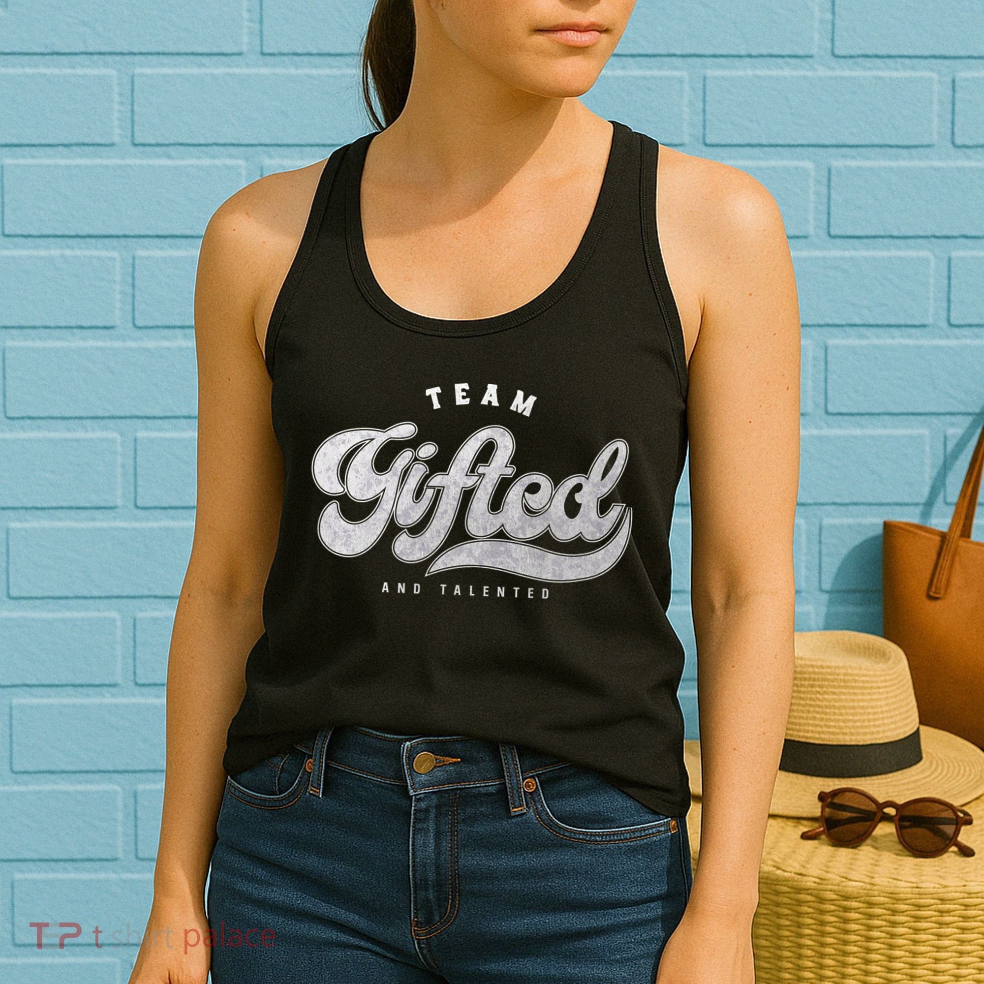 Team Gifted And Talented Exceptional Student Teacher Smart Women's Tank Top