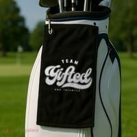 Team Gifted And Talented Exceptional Student Teacher Smart Golf Towel thumb 2