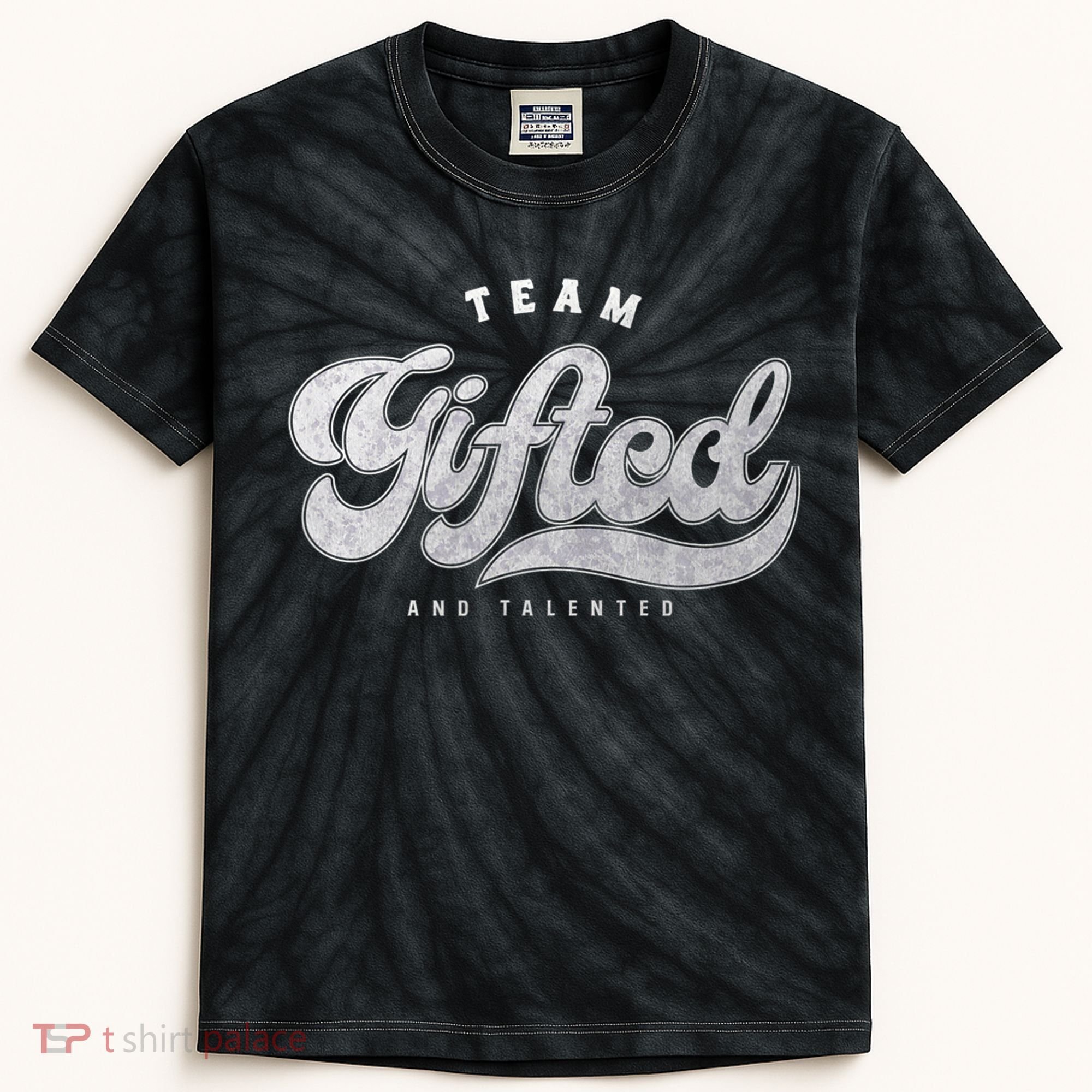 Team Gifted And Talented Exceptional Student Teacher Smart Kids Tie-Dye T-Shirt