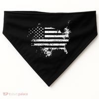 The Great American Flag Is In Our Hearts USA-Made Doggie Bandana thumb 0