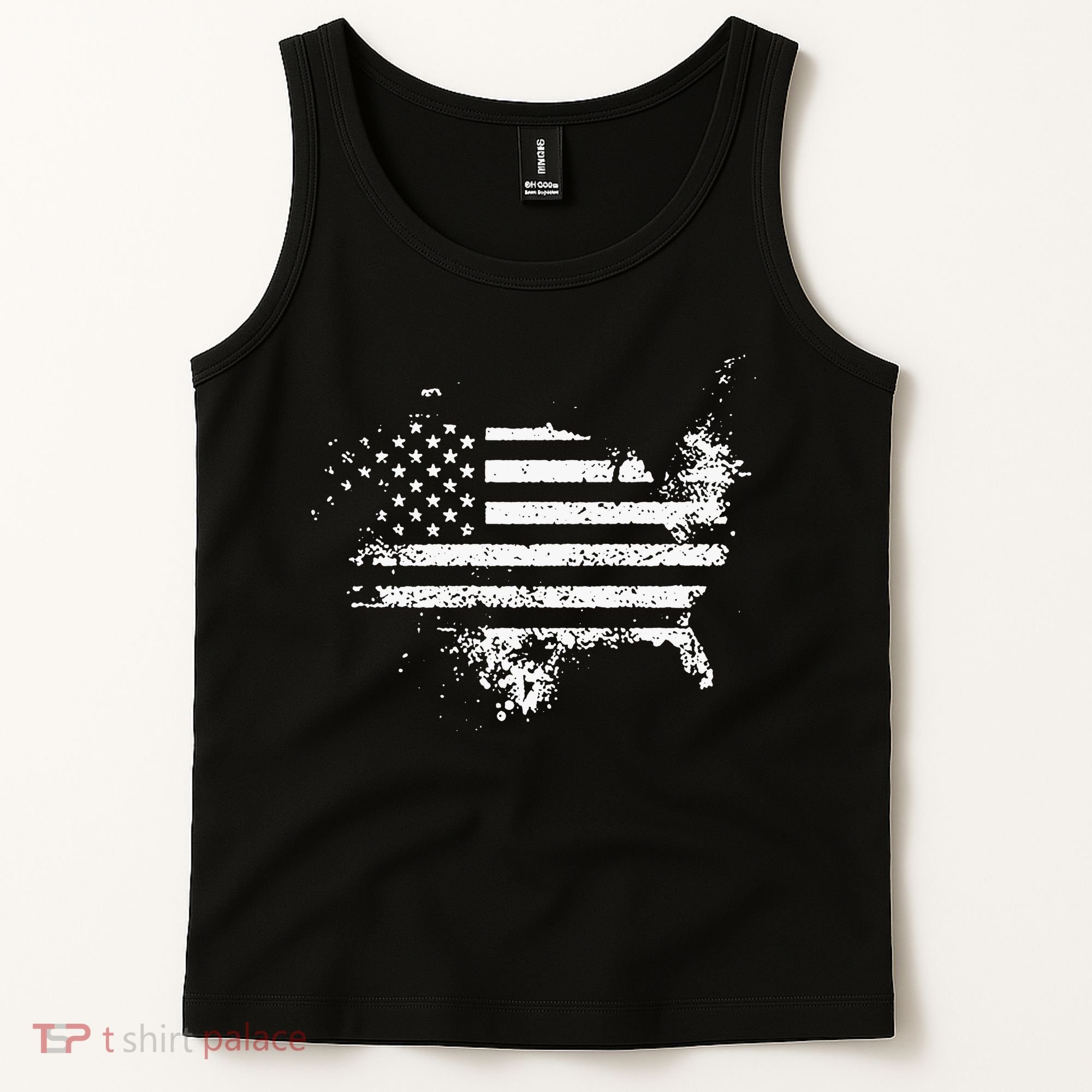 The Great American Flag Is In Our Hearts Tank Top