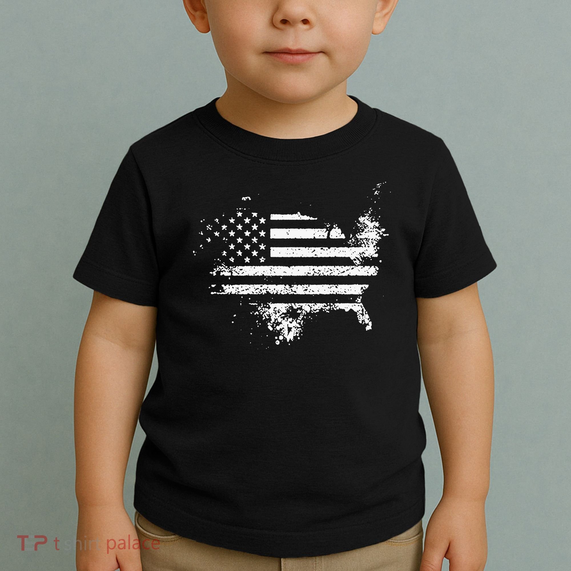 The Great American Flag Is In Our Hearts Toddler T-Shirt