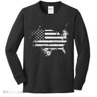 The Great American Flag Is In Our Hearts Kids Long Sleeve Shirt thumb 0