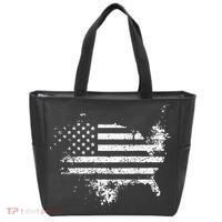 The Great American Flag Is In Our Hearts Tote Bag thumb 0