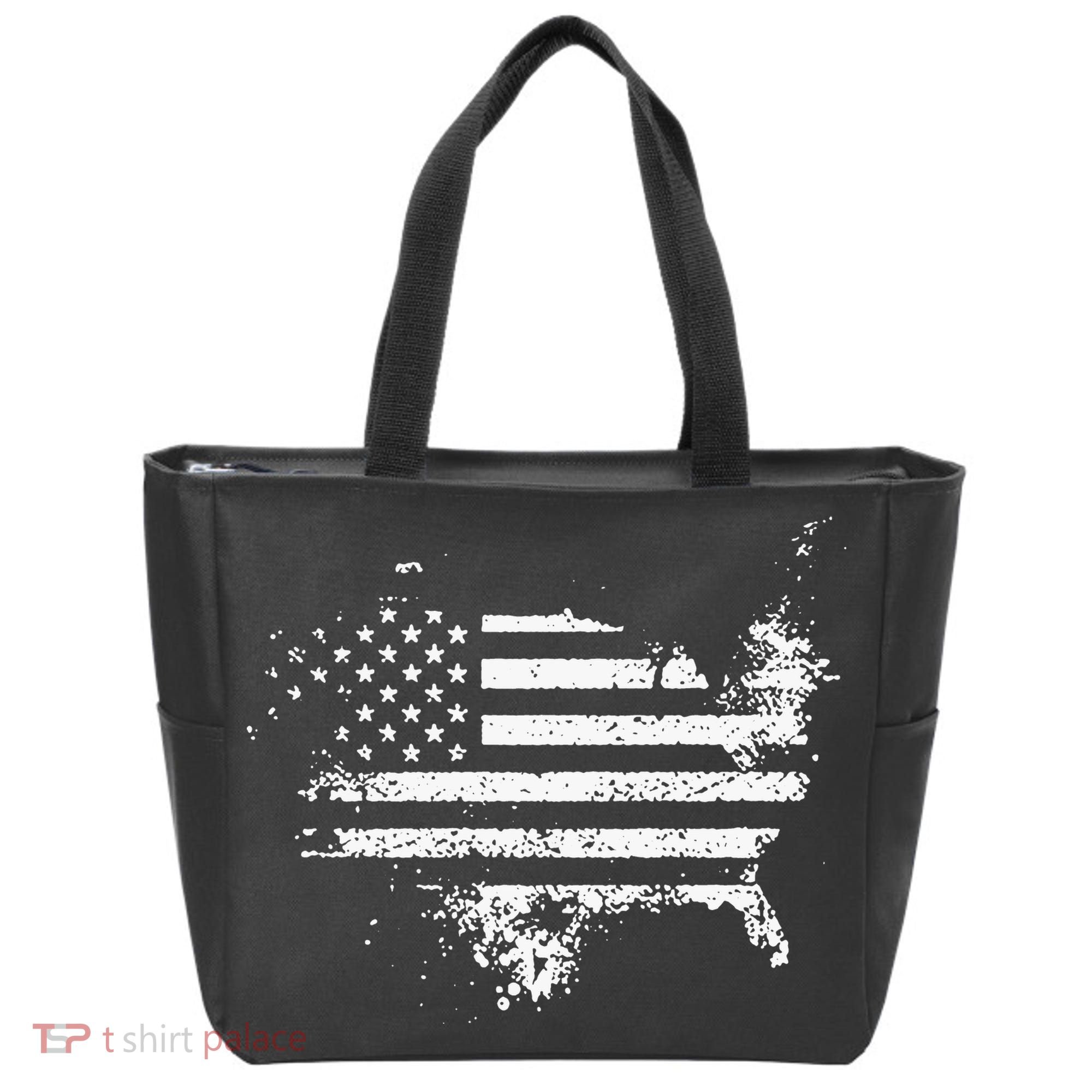 The Great American Flag Is In Our Hearts Tote Bag