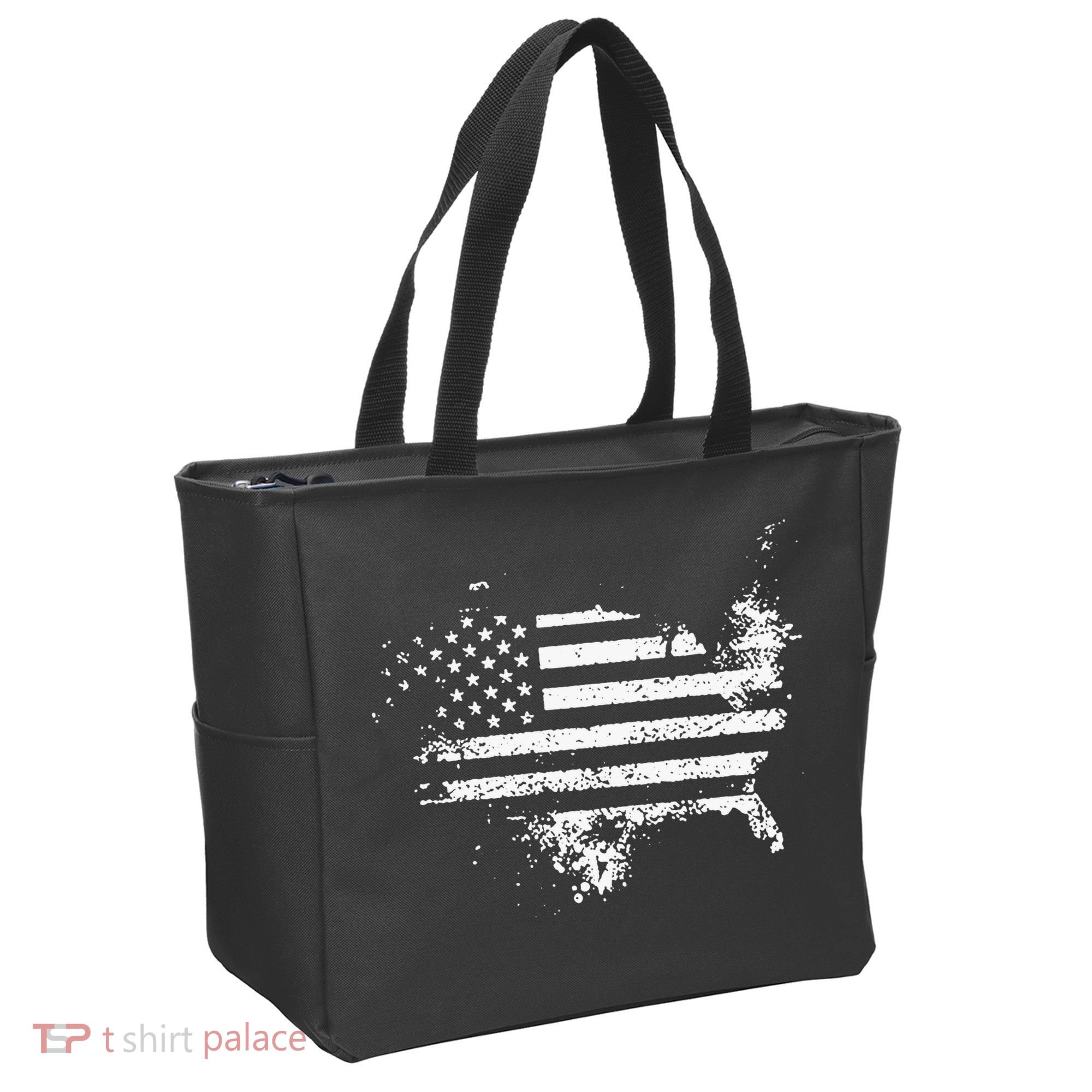 The Great American Flag Is In Our Hearts Tote Bag