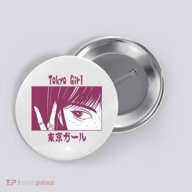 Tokyo Girl Anime Button