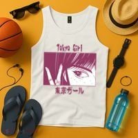 Tokyo Girl Anime Tank Top thumb 4