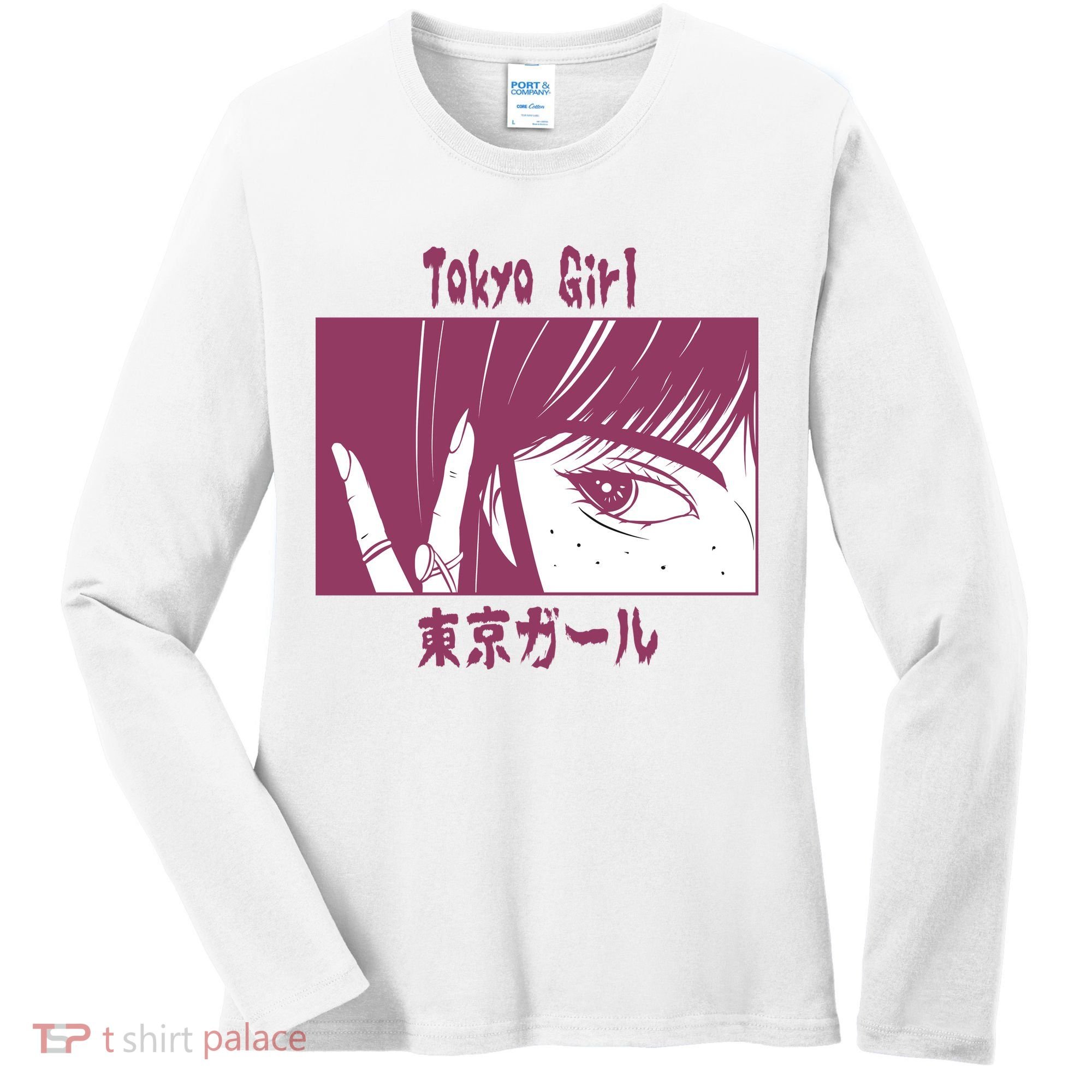 Tokyo Girl Anime Women's Long Sleeve Shirt