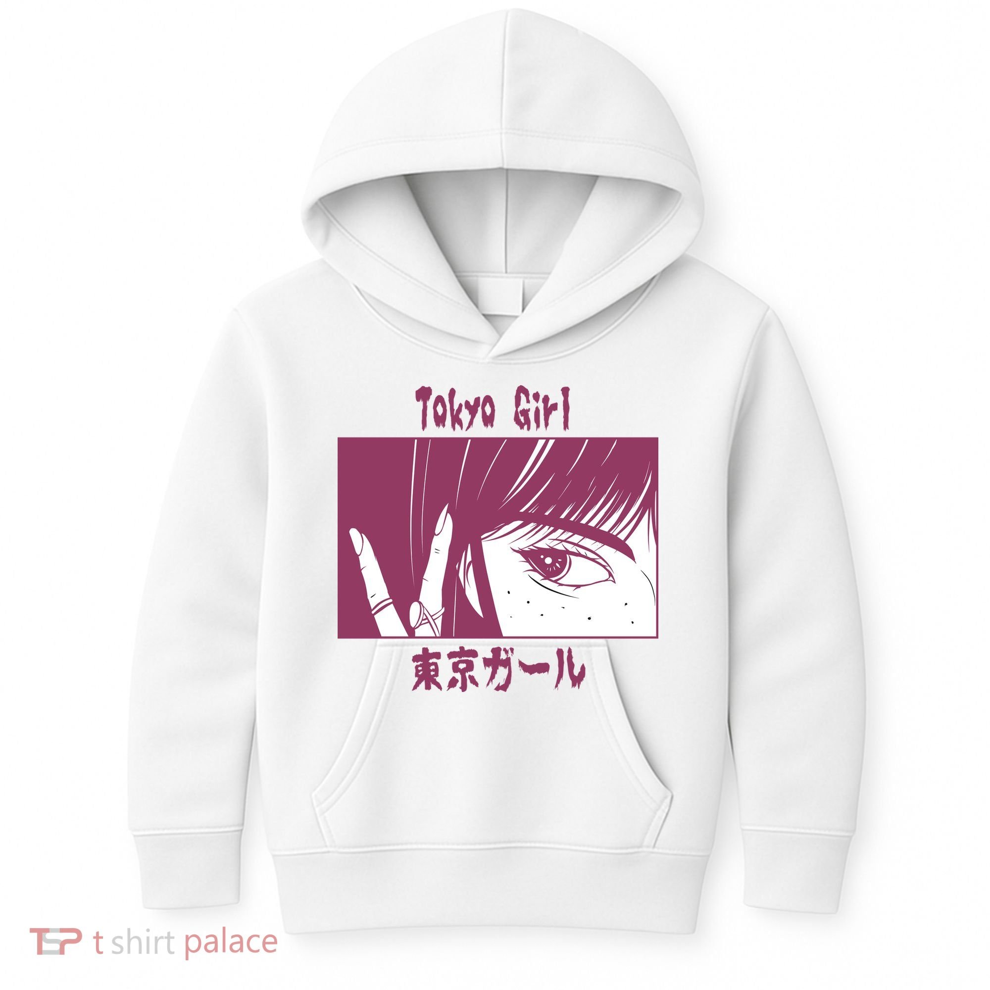 Tokyo Girl Anime Kids Hoodie