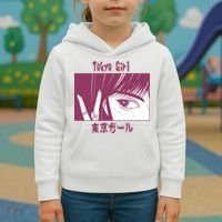 Tokyo Girl Anime Kids Hoodie thumb 3