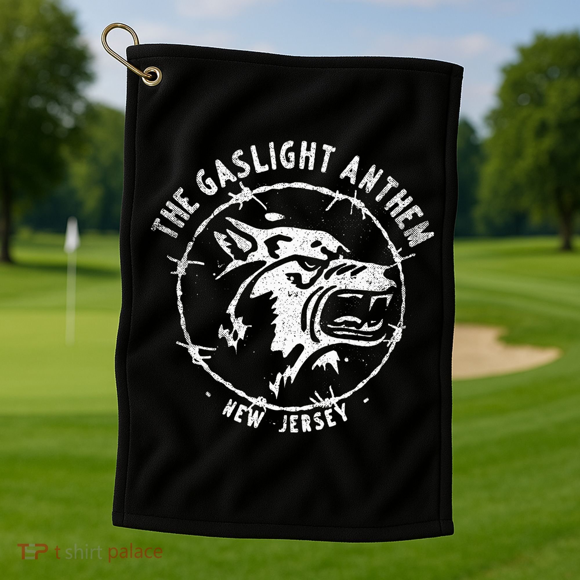 The Gaslight Anthem Wolf Golf Towel