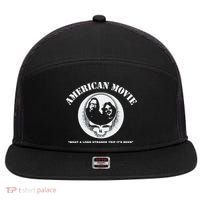 The Great American Movie 7 Panel Mesh Trucker Snapback Hat thumb 0