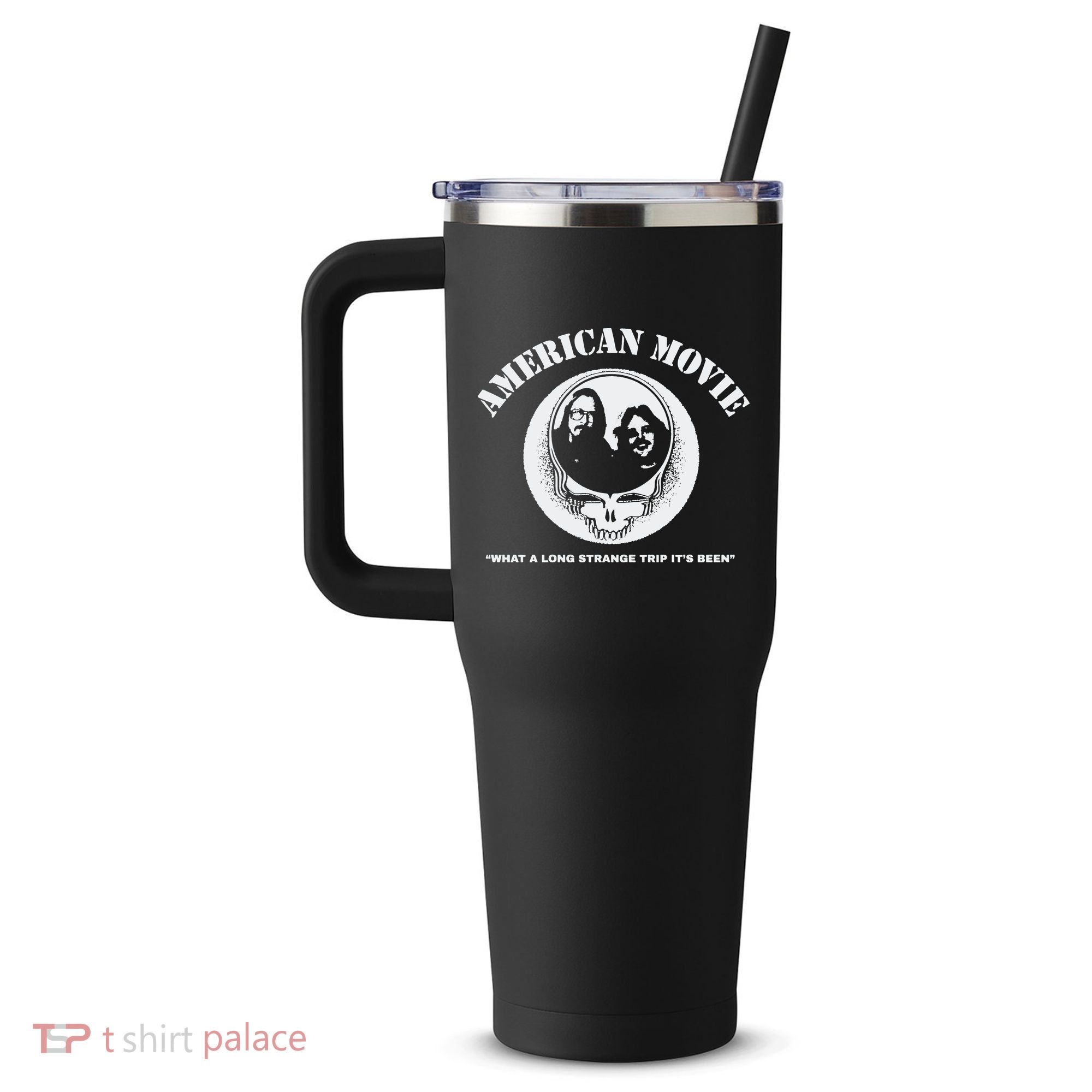 The Great American Movie 40oz Vacuum Insulated Stainless Steel Travel Tumbler