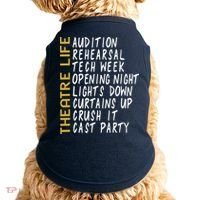 Theatre Gift Acting Thespian Play Director Doggie Tank thumb 0