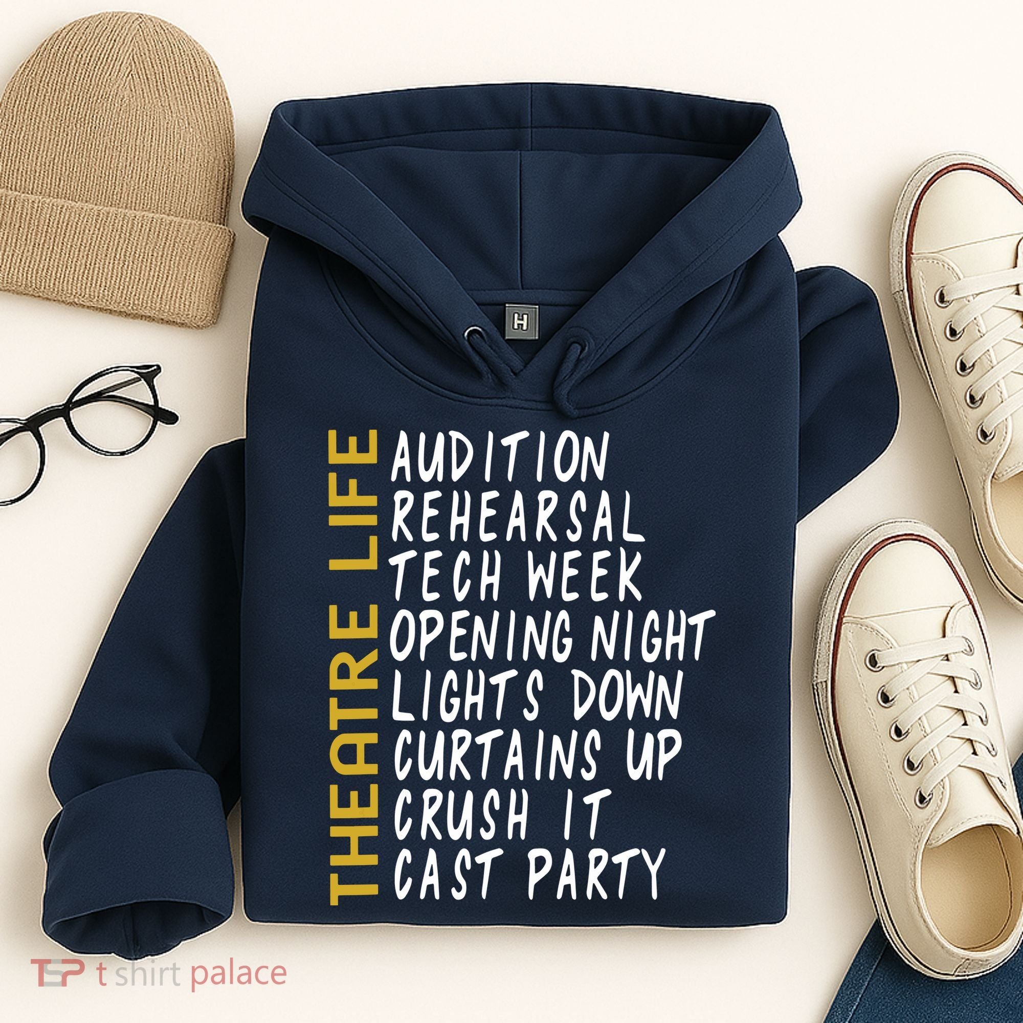 Theatre Gift Acting Thespian Play Director Hoodie