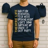 Theatre Gift Acting Thespian Play Director T-Shirt thumb 6