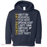 Theatre Gift Acting Thespian Play Director Toddler Hoodie thumb 0