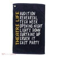 Theatre Gift Acting Thespian Play Director Golf Towel thumb 0