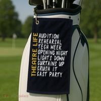 Theatre Gift Acting Thespian Play Director Golf Towel thumb 2