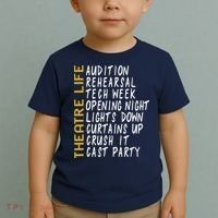 Theatre Gift Acting Thespian Play Director Toddler T-Shirt thumb 2