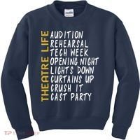 Theatre Gift Acting Thespian Play Director Kids Sweatshirt thumb 0