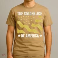 The Golden Age Of America Usa Flag T-Shirt thumb 3