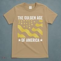 The Golden Age Of America Usa Flag T-Shirt thumb 5