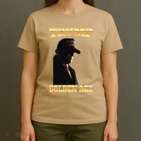 Trump Golden Age Silhouette Maga 45 47 Golden Tie T-Shirt thumb 4