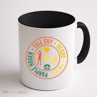 Tall Guy Beard Twins Purple Hoser Coffee Mug thumb 1