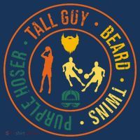Tall Guy Beard Twins Purple Hoser Visor thumb 3