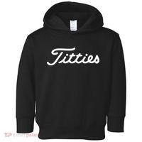 Titties Golf Bachelor Party Funny Golfing Gift Parody Toddler Hoodie thumb 0
