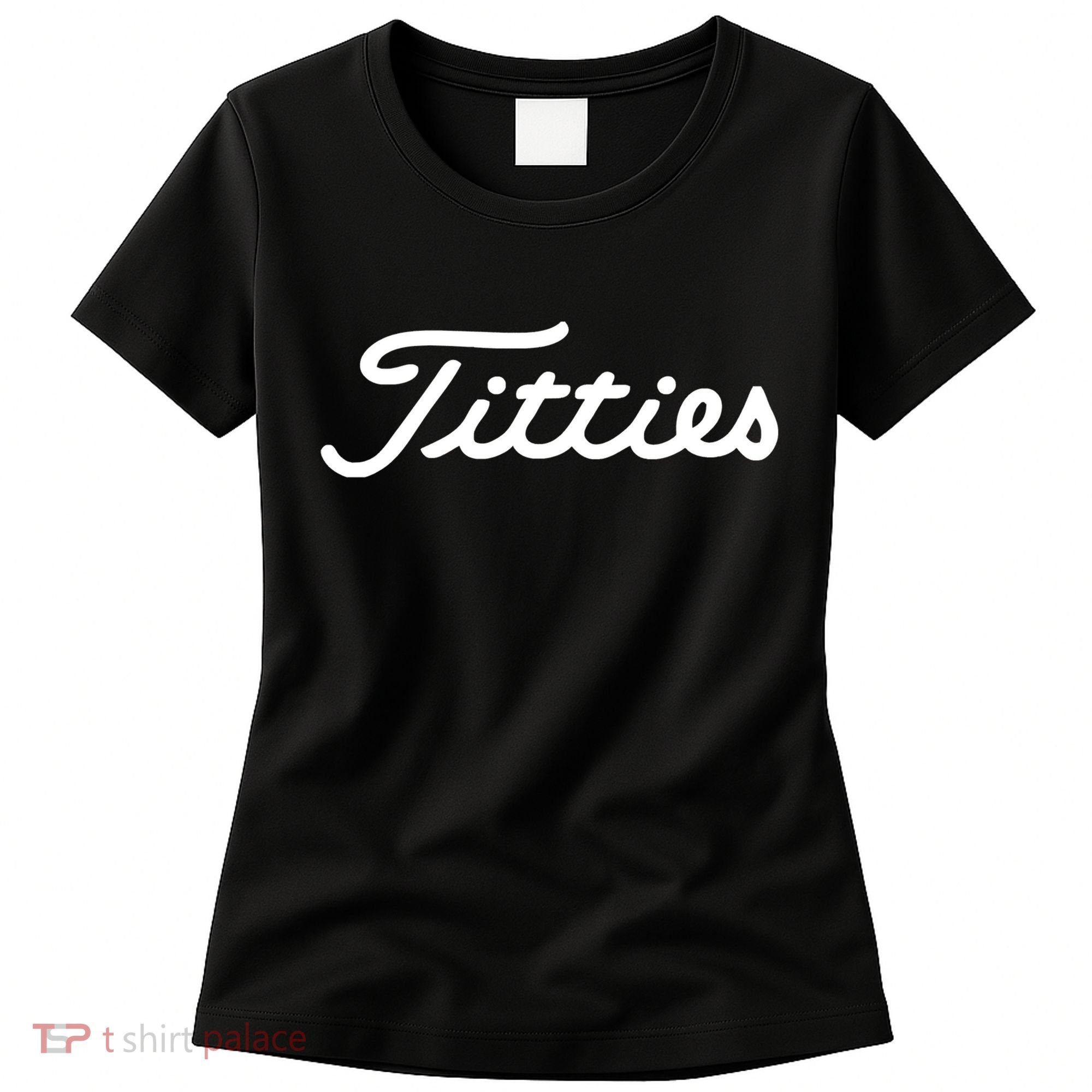 Titties Golf Bachelor Party Funny Golfing Gift Parody Women's T-Shirt