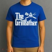 The Grillfather Bbq Grill Smoker Barbecue Chef Grill Master Meaningful Gift T-Shirt thumb 3