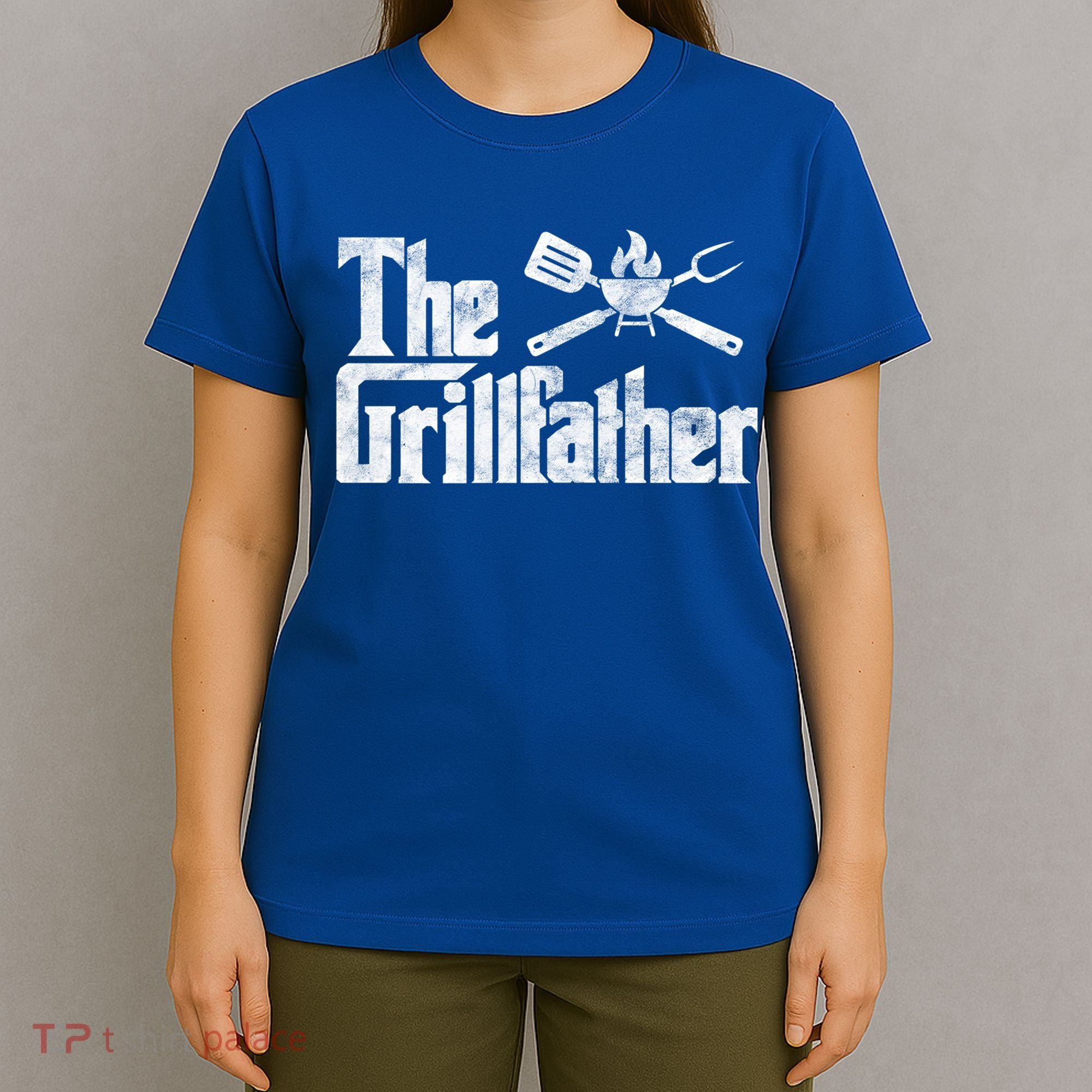 The Grillfather Bbq Grill Smoker Barbecue Chef Grill Master Meaningful Gift T-Shirt