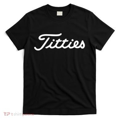 Titties Golf Bachelor Party Funny Golfing T-Shirt