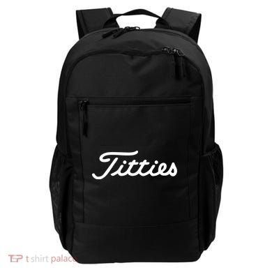 Titties Golf Bachelor Party Funny Golfing Backpack