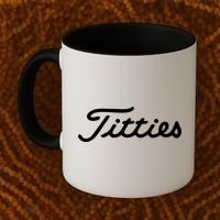 Titties Golf Bachelor Party Funny Golfing Coffee Mug thumb 2