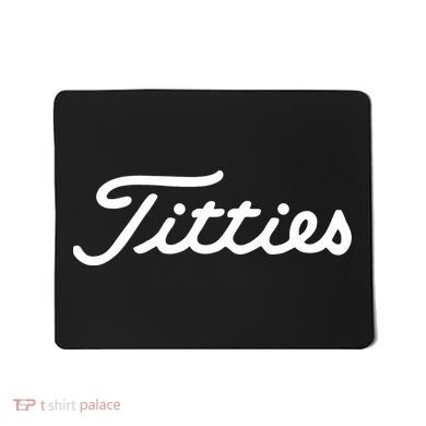 Titties Golf Bachelor Party Funny Golfing Mousepad